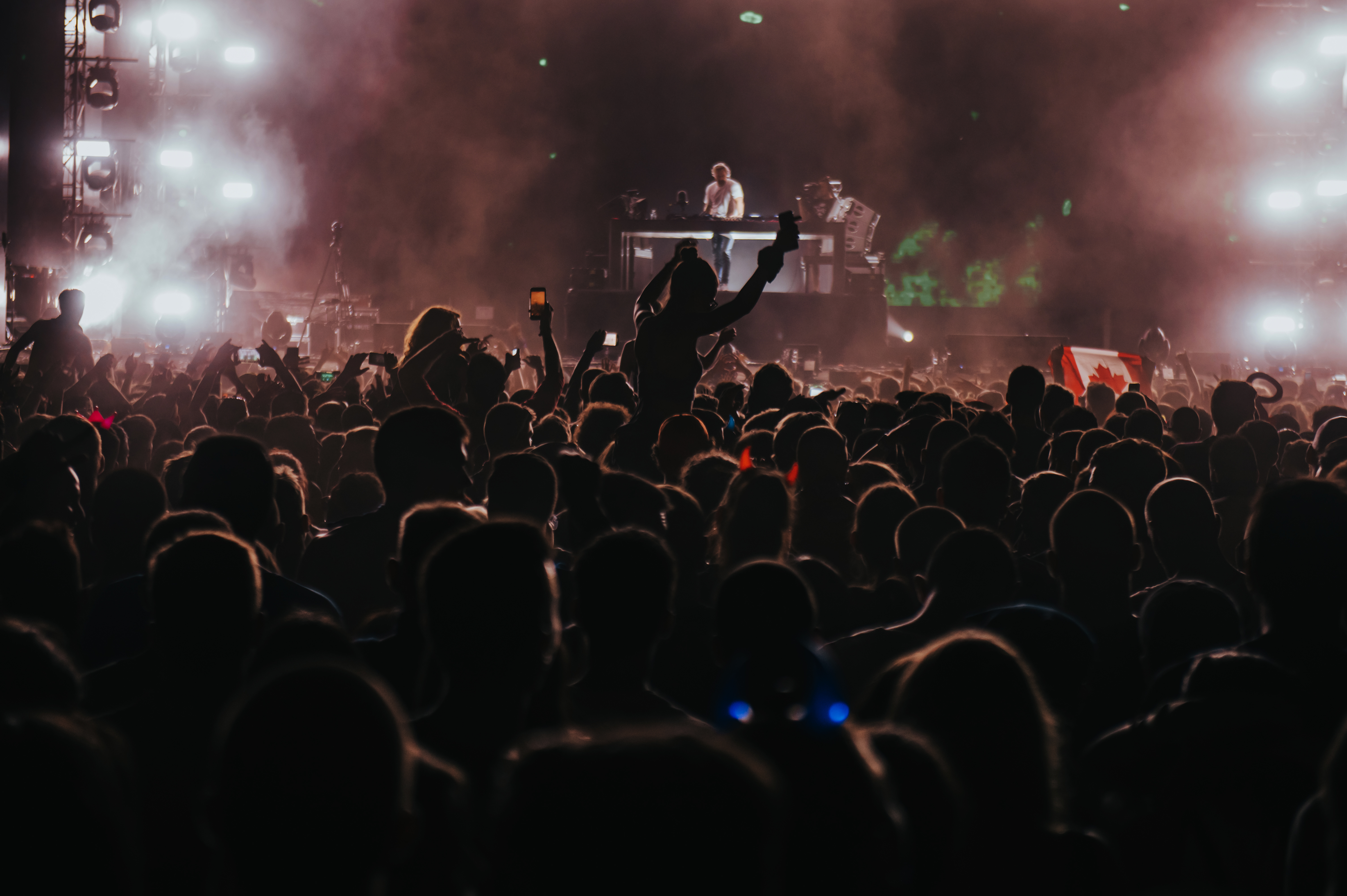 Concert Crowd Silhouette